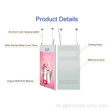 Indoor-Wand-LCD-Signage-Hänge-LCD-Display